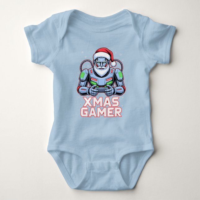 Body Gamer Christmas Gifts Cyber Santa Robot Xmas Gamer (Devant)