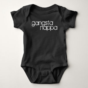 Body Gangsta Nappa - Baby Boys Urban Vest Sleepsuit