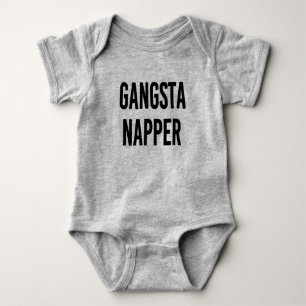 Body Gangsta Napper drôle chemise bébé