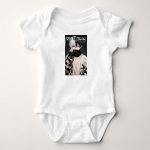 Body Garçon Anime Esthétique Cool avec Cheveux Bicolore