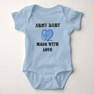 Body Garçon Army Baby Fabriqué avec amour par Dani