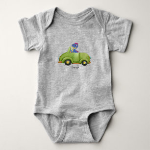 Body Garçon d'école d'anniversaire de voiture antique d