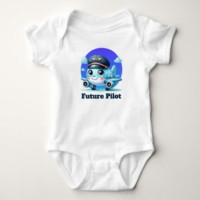 Body Garçons cool futur pilote personnalisable  (Devant)