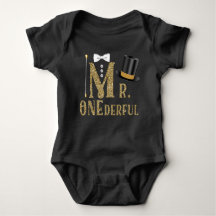 Garçons M. ONEderful 1st Birthday Shirts