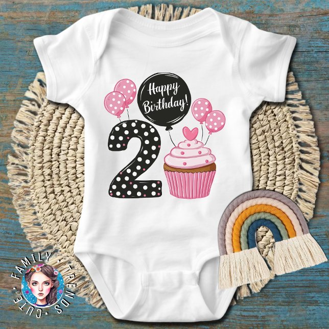 Body Gâteau d'anniversaire 2 ans  (Créateur téléchargé)