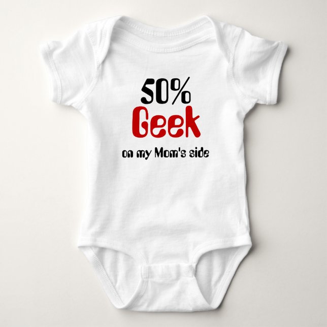 Body Geek de 50% sur la chemise latérale du bébé de la (Devant)