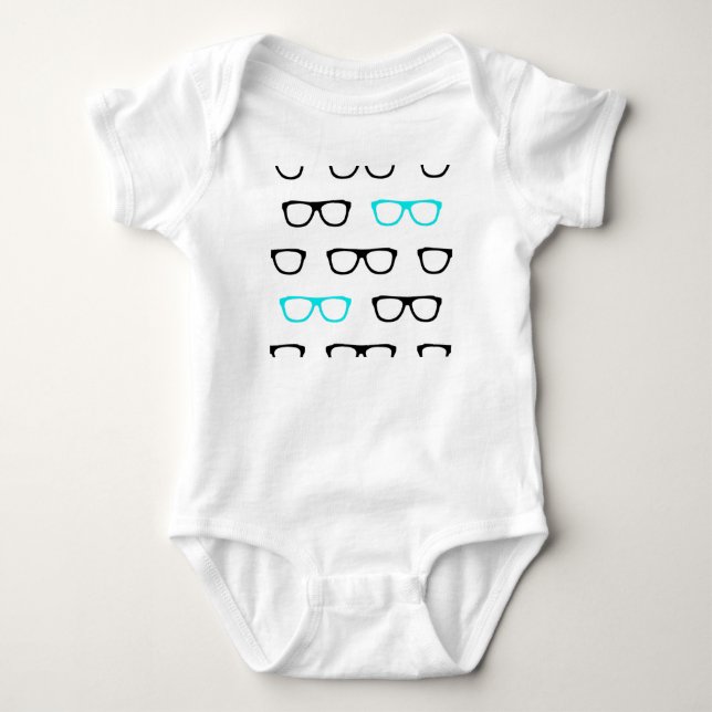 Body geek lunettes bleu geek (Devant)