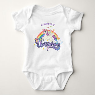 Body Genre Unicorn Rainbow Baby Creeper