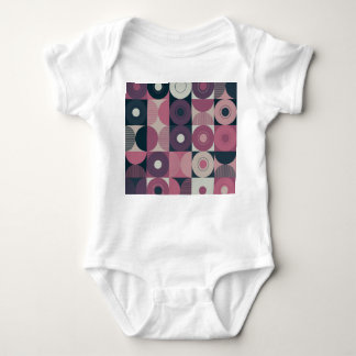 Body Géométrique du milieu du siècle : motif abstrait e