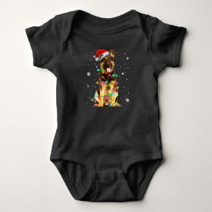 Body German Shepherd Dog Tree Christmas Sweater Xmas Do
