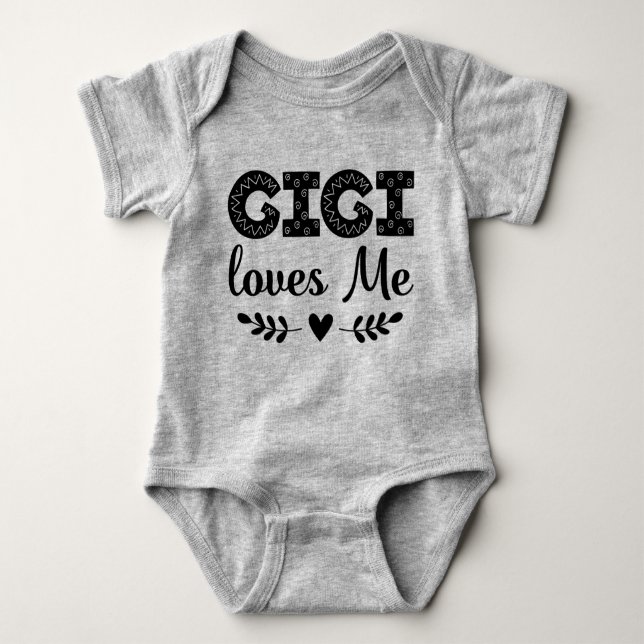 Body Gigi aime mon cadeau pour petits-enfants (Devant)