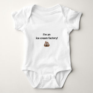 Body Gilet drôle de bébé - fabricant de crème glac