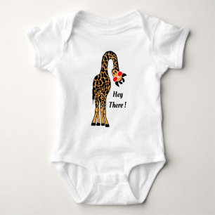 Body Giraffe Baby Bodysuit - Hipster Animal Romper Cade