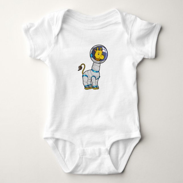 Body Giraffe en astronaute dans la sphère de verre (Devant)