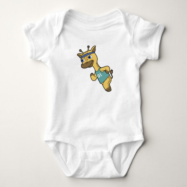 Body Giraffe en Jogger à Running avec Headband (Devant)