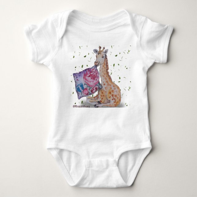Body Giraffe Nursery Thème Bébé Vêtements (Devant)