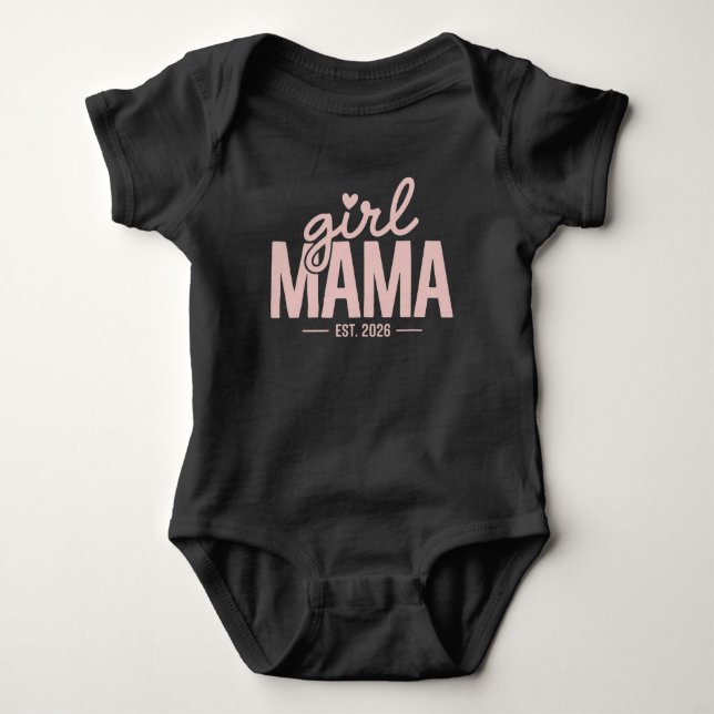 Body Girl Mama Est 2026 Pregnancy Reveal Mom To Be  (Devant)