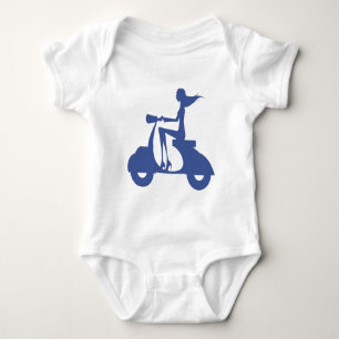 Body Girl Scooter bleu