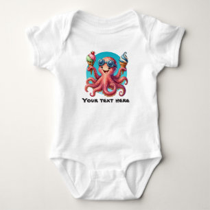 Body Glace de poulpe mignonne personnalisable