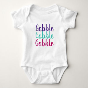 Body Gobble, Gobble, Gobble Baby Thanksgiving T-Shirt