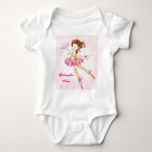 Body Godgirl Cadeau rose Ballerina personnalisée