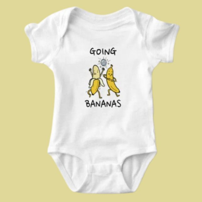 Body Going Bananas Dancing Bananas Baby Bodysuit (Créateur téléchargé)