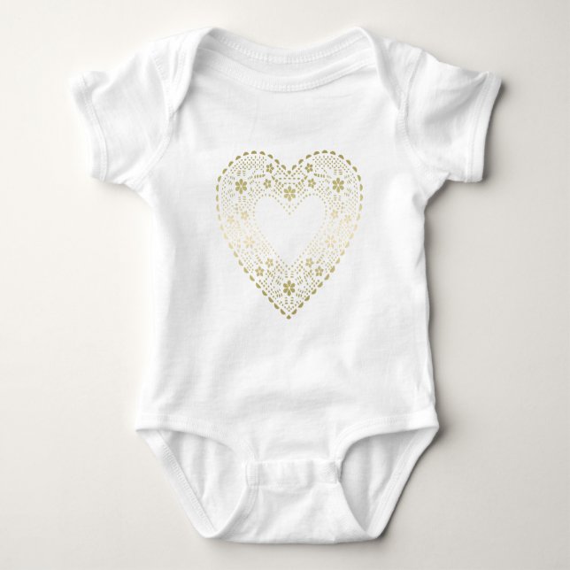 Body Gold Lace Heart (Devant)