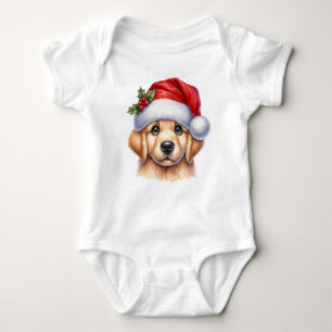 Body Golden Retriever Chien avec le Père Noël Style-825