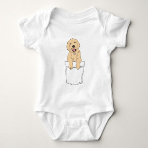 Body Golden Retriever in Pocket Clipart Cute Puppy Clip