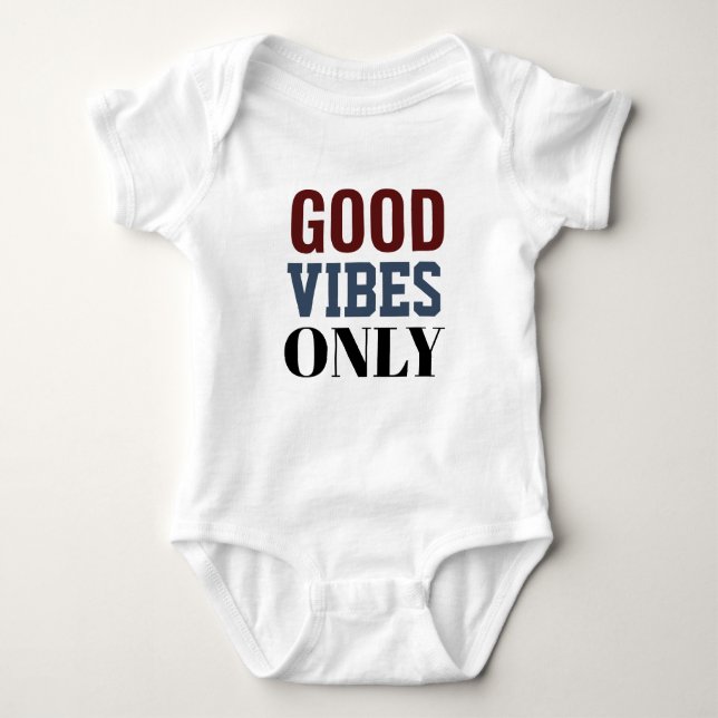 Body Good vibes only t-shirt  (Devant)