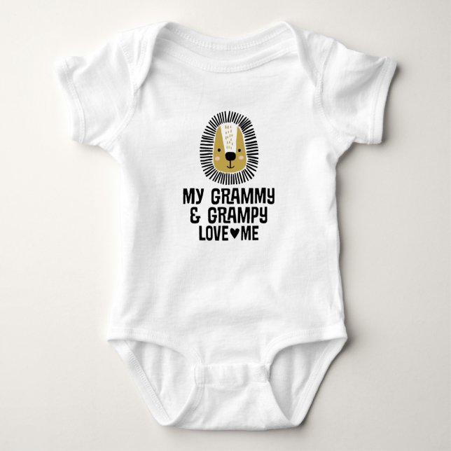 Body Grammy and Grampy Love Me Grandson Lion (Devant)