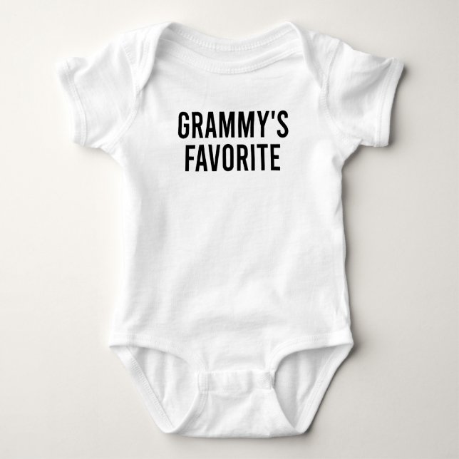 Body Grammy's Favorite Funny Baby Grandmother Quote (Devant)