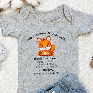 Body Grand-parents Grossesse Révéler Faire-part personn