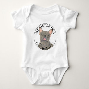 Body Grande sœur bouledogue français Gris Bleu