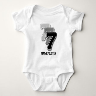 Body Graphique Triple Sept – Art Moderne Minimaliste