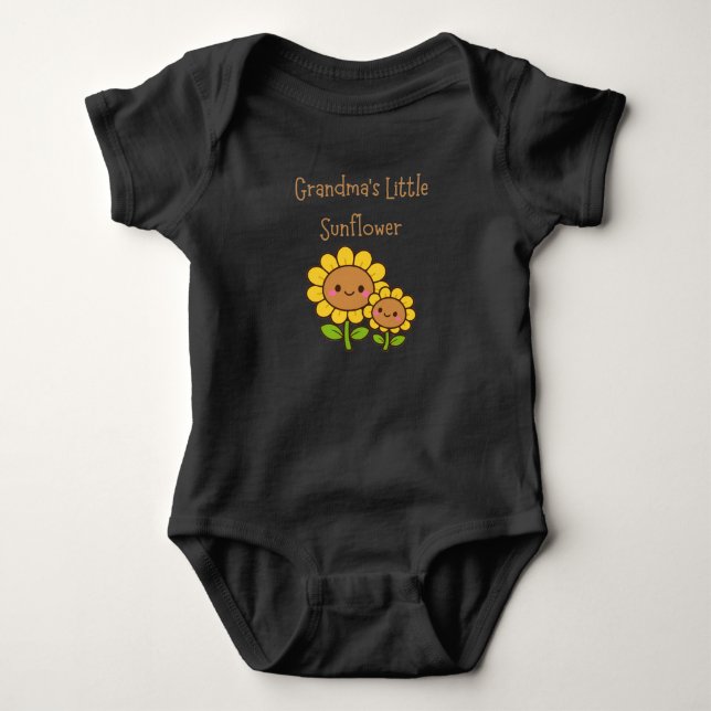 Body Graphisme de Petit Tournesol de Grand-Mère (Devant)