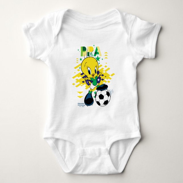 Body Graphisme TWEETY™ Équipe Brésil Football (Devant)