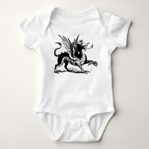 Body Gravure de dragon - Noir