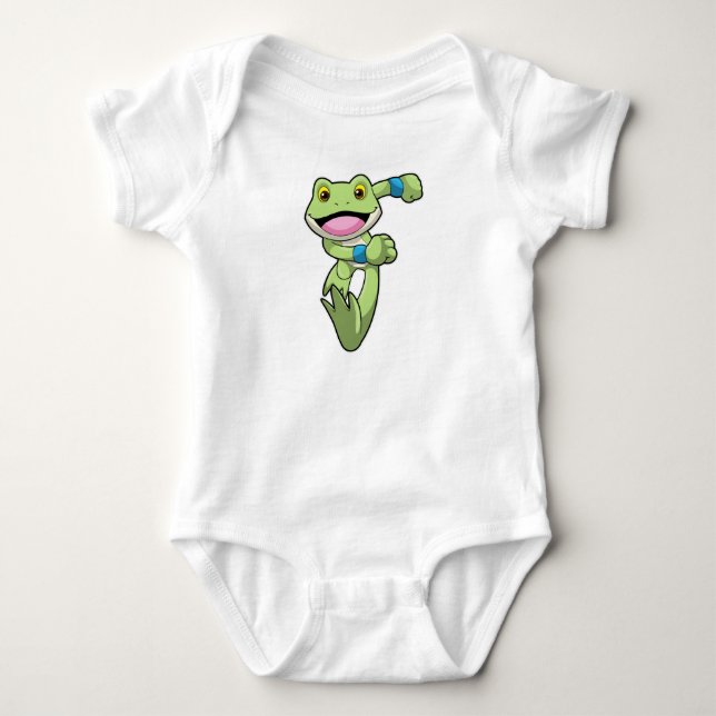 Body Grenouille à la course avec Sweatband (Devant)