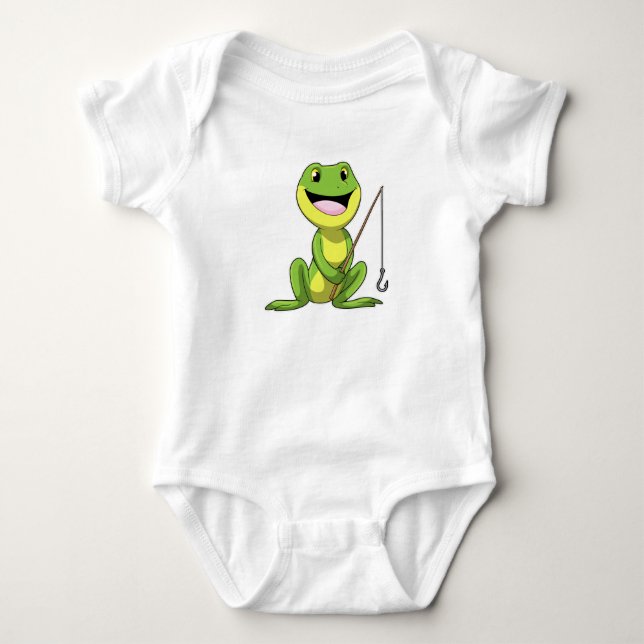 Body Grenouille à la pêche avec canne à pêche (Devant)