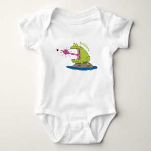 Body Grenouille amusante et dessin animé de mouche
