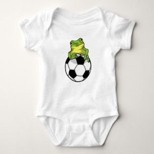 Body Grenouille avec balle de football