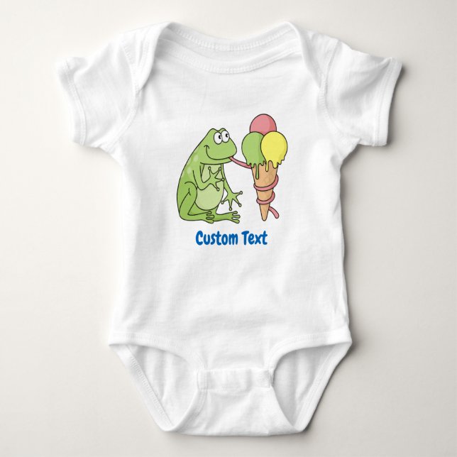 Body Grenouille avec Icecream Baby Bodysuit (Devant)