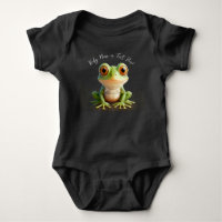 Grenouille verte cadeau personnalisé bébé