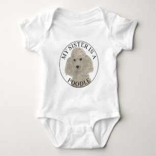 Body Gris Silver Poodle Chien Big Soeur