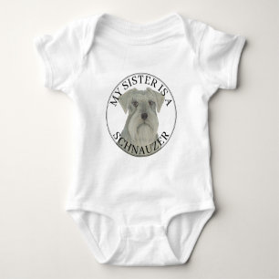 Body Gris Silver Schnauzer Chien Big Soeur