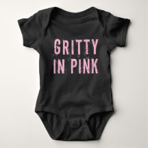 Gritty In Pink - Costume de bébé Jersey (Noir)