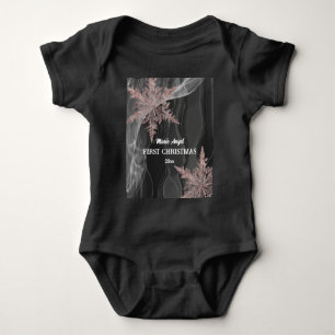 Body Gros flocons de neige en cuivre & Soie noire 1er N