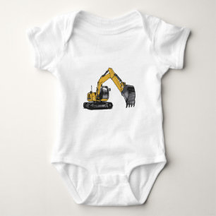 Body Grosse excavatrice jaune