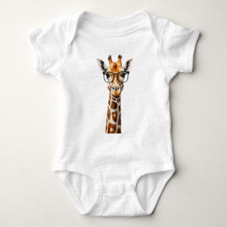 Body Grosse girafe avec lunettes
